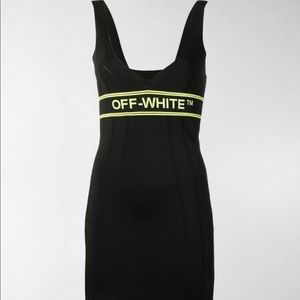 Authentic OFF WHITE Midi Black Dress. In great condition, worn once.